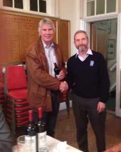 Pat Layen - winner of nearest the pin 