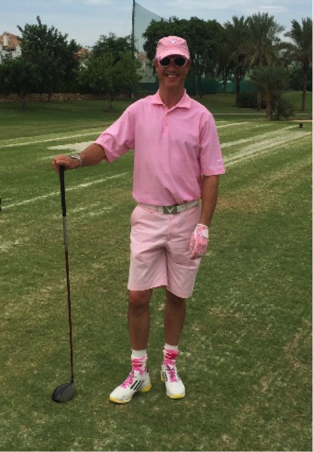 Barry in pink